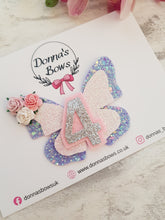 Load image into Gallery viewer, Butterfly Birthday Bow &amp; Badge
