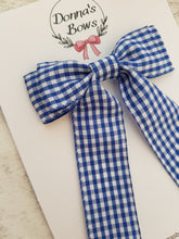 Load image into Gallery viewer, Royal Blue Gingham Sailor
