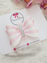 Load image into Gallery viewer, Pink Stripe Birthday Bow
