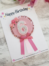 Load image into Gallery viewer, Pink Birthday Badge
