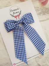 Load image into Gallery viewer, Royal Blue Gingham Sailor
