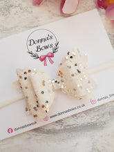 Load image into Gallery viewer, Ivory &amp; Gold Bow
