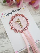 Load image into Gallery viewer, Rosette Birthday Badge
