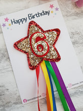 Load image into Gallery viewer, Rainbow Birthday Badge
