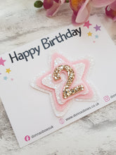 Load image into Gallery viewer, Star Birthday Badge

