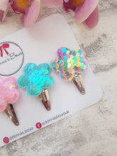 Load image into Gallery viewer, Sequin Snap Clips
