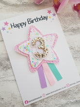 Load image into Gallery viewer, Colourful Rosette Birthday Badge
