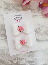 Load image into Gallery viewer, Small Rose Pigtails
