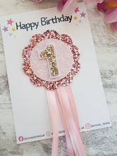 Load image into Gallery viewer, Rosette Birthday Badge
