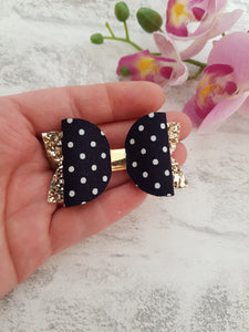 Polka Dot Pigtail Bows