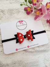 Load image into Gallery viewer, Red Polka Dot Minnie Bows
