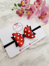 Load image into Gallery viewer, Red Polka Dot Minnie Bows
