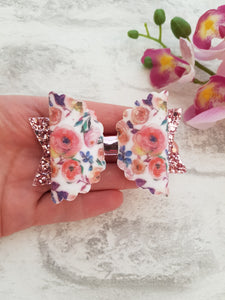 Autumn Floral Hairbow