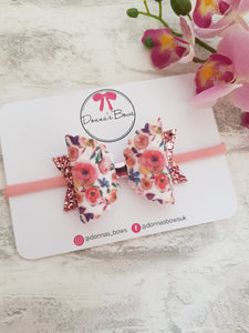 Autumn Floral Hairbow