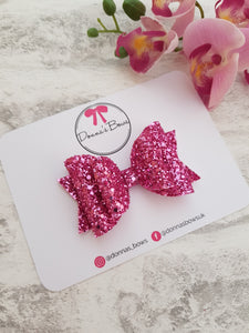 Pink Glitter Bow