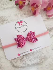 Pink Glitter Bow