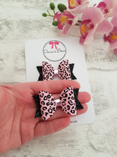 Load image into Gallery viewer, Pink Leopard Print Pigtails
