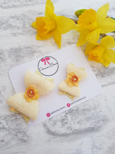 Daffodil Hairbows