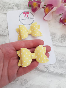 Yellow Dotty Piggies