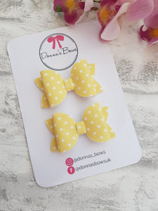 Yellow Dotty Piggies