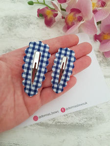 Royal Blue Snap Clip Set