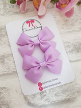 Load image into Gallery viewer, Lilac Ribbon Pigtails
