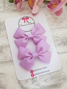 Lilac Ribbon Pigtails