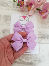 Load image into Gallery viewer, Lilac Ribbon Pigtails
