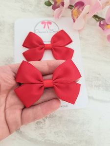 Red Ribbon Pigtails