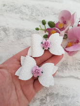 Load image into Gallery viewer, White &amp; Lilac Pigtails
