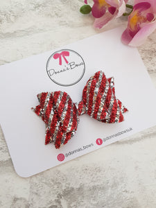 Candy Stripe Bow