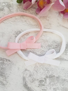 Hand-tied ribbon headbands