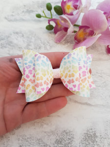 Ombré Leopard Bow