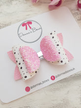 Load image into Gallery viewer, Pink Dalmation Bow
