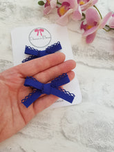 Load image into Gallery viewer, Royal Blue Lace Pigtails
