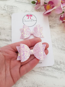 Pink Pigtail Bows