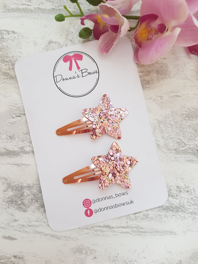 Rose Gold Clips