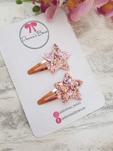 Rose Gold Clips