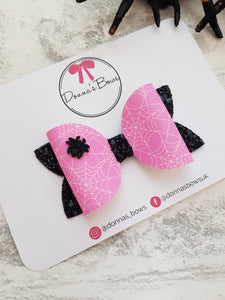 Pink Spider Bow