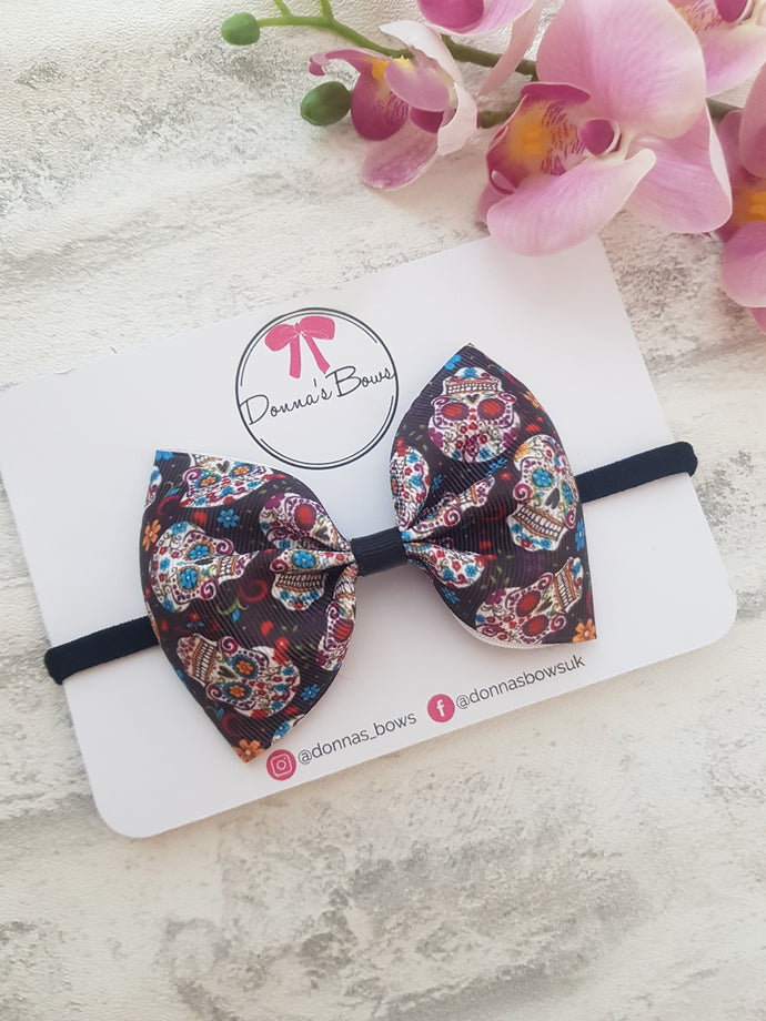 Sugar Skull Bow