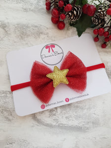 Star Tulle Bow