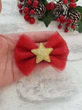 Load image into Gallery viewer, Star Tulle Bow
