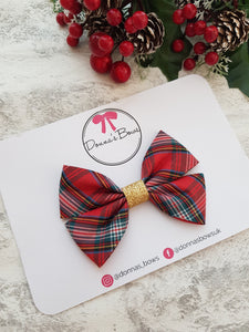 Tartan Cotton Bow