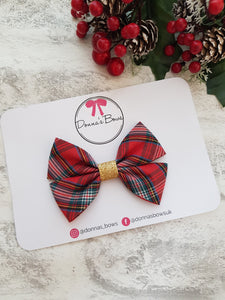 Tartan Cotton Bow