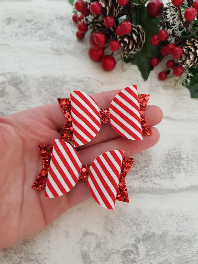 Candy Cane Pigtails