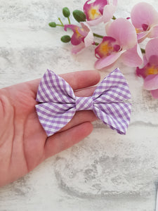 Purple School Bow Set