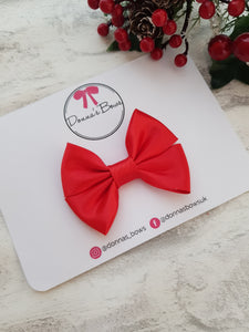 Red Satin Bow