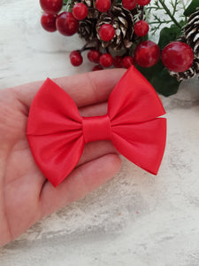 Red Satin Bow