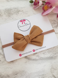 Linen Hand-Tied Bows