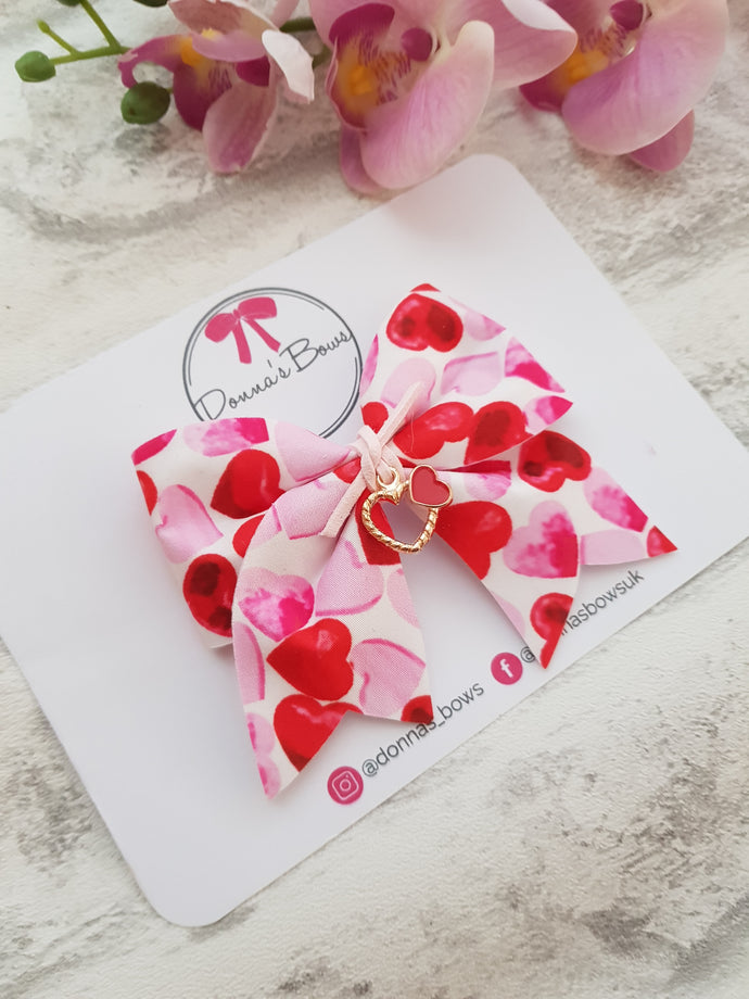 Heart & Charm Bow